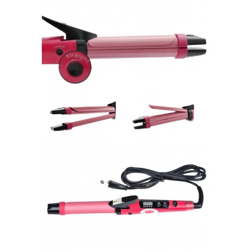 Saç Düzleştirici Şekillendirici Saç Maşası İkili Şekillendirici Isı Ayarlı