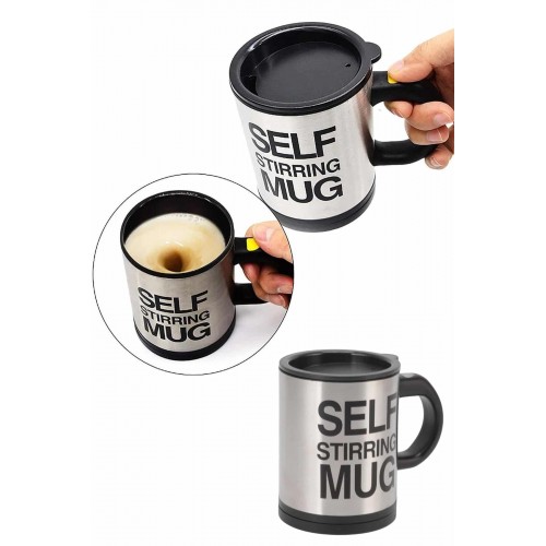 Karıştırıcı Özellikli Mikser Kupa Bardak Kompakt Taşınabilir Mug