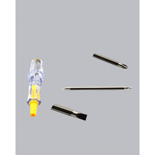 Elektrik Test Kalemi Neon Işıklı Nikel Kaplama 110-220V Dirençli Elektrik Test Kalemi Neon Işıklı Nikel Kaplama 110-220V Dirençli