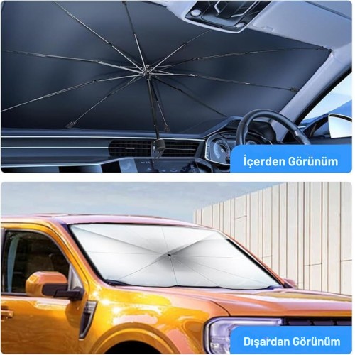 Hyundai i30 Ford Fiesta Seat Ibiza Renault Clio Dacia Duster Uyumlu Oto Şemsiye