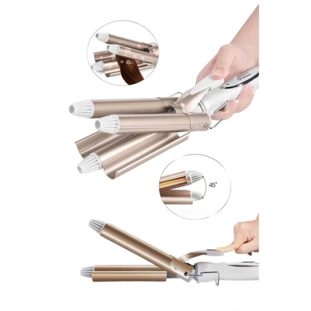 Wag Maşa Yeni Nesil Yüksek Isı Ayarlı Seramik Kaplama Saç Şekillendirici Doğal Bukle