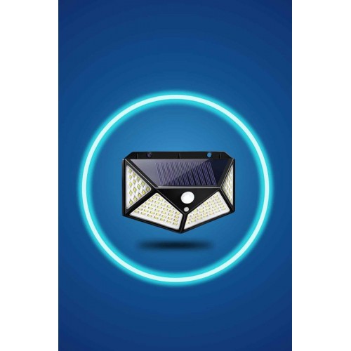 Bahçe Lambası Bahçe Aydınlatma Sensörlü Suya Dayanıklı 100 Led