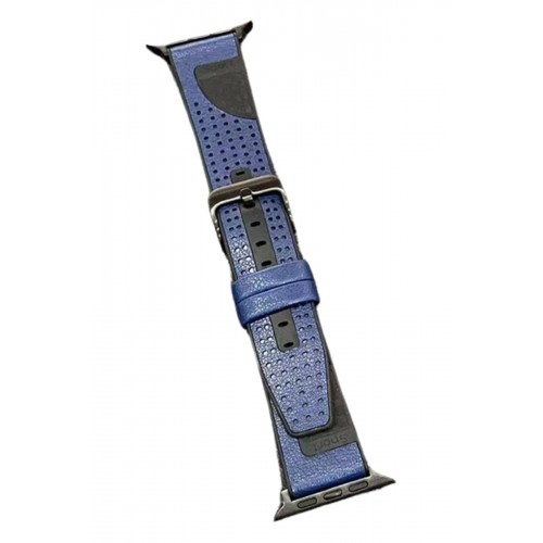 Watch 45mm Buff Deri Kordon - Lacivert-(5796)