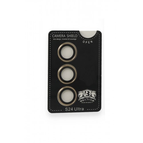 Samsung Galaxy S24 Bilvis Titan Kamera Lens - Gold-(5796)