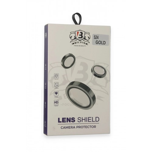 Samsung Galaxy S24 Bilvis Titan Kamera Lens - Gold-(5796)