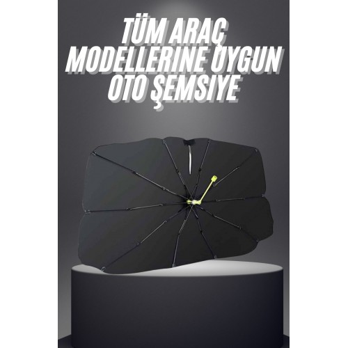 Yeni Nesil Tüm Araç Modellerine Uygun Oto Şemsiye Katlanabilir UV Işınlarına Karşı