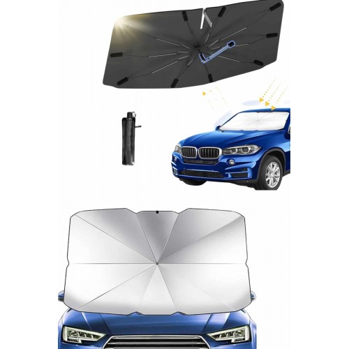 Yeni Nesil Tüm Araç Modellerine Uygun Oto Şemsiye Katlanabilir UV Işınlarına Karşı