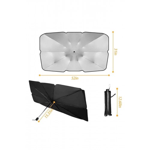 Yeni Nesil Tüm Araç Modellerine Uygun Oto Şemsiye Katlanabilir UV Işınlarına Karşı