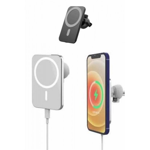 İOS Uyumlu Magsafe Kablosuz 15w Şarj Powerbank Magesafe