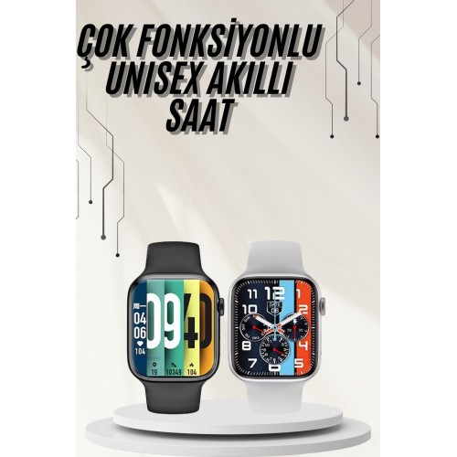 Plastik Kordonlu Kalp Atışı Uyku Takibi ve Çağrı Cevaplayabilen Akıllı Saat