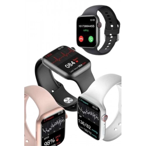 Plastik Kordonlu Kalp Atışı Uyku Takibi ve Çağrı Cevaplayabilen Akıllı Saat