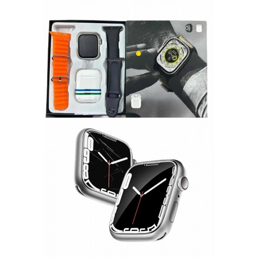 Akıllı Saat Kulaklık Hediyeli Uyku ve Sağlık Takibi Yapabilen Uzun Ömürlü