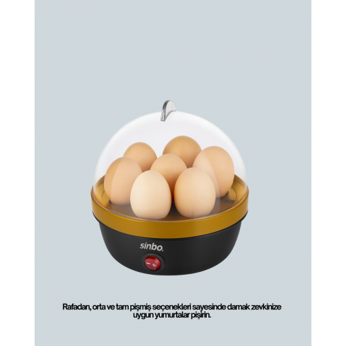 Otomatik Kapanma Özellikli Yumurta Pişirme Makinesi 7 Kapasiteli Otomatik Kapanma Özellikli Yumurta Pişirme Makinesi 7 Kapasiteli