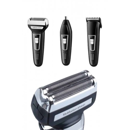 Kulak Burun Kıl Kesme Ense Yanak Tıraş Seti 3 Başlıklı Profesyonel