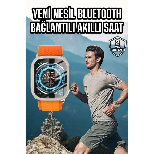 Akıllı Saat Uyku ve Spor Takibi Yeni Nesil Bluetooth Bağlantılı Amoled Ekran
