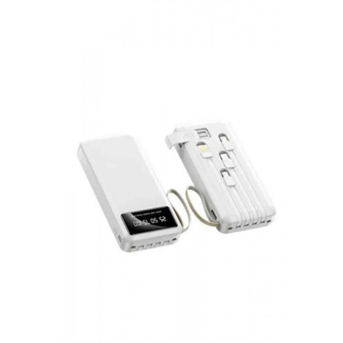 Powerbank Şarj Cihazı 4 Çıkışlı 20.000 MAH Powerbank Kompakt Yüksek Kapasiteli Hızlı Şarj