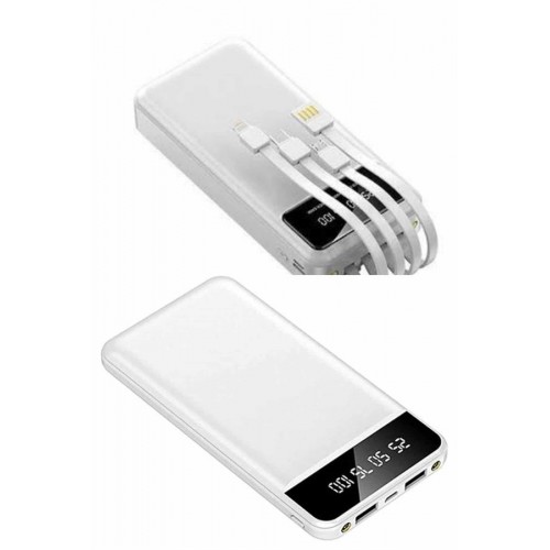 Powerbank Şarj Cihazı 4 Çıkışlı 20.000 MAH Powerbank Kompakt Yüksek Kapasiteli Hızlı Şarj