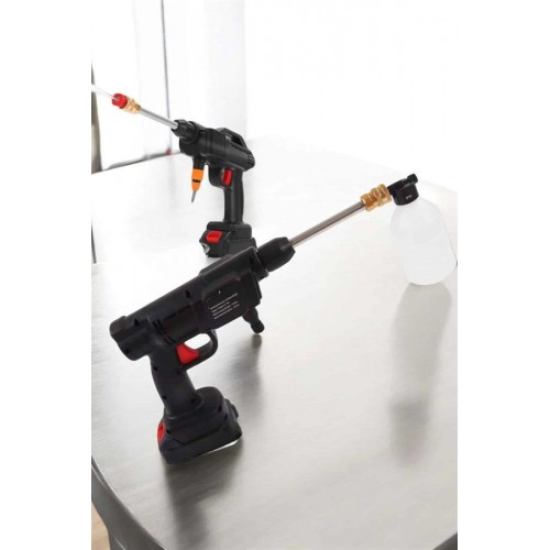 Şarjlı Oto Yıkama Tabancası Su Basınçlı Hazneli Bataryalı