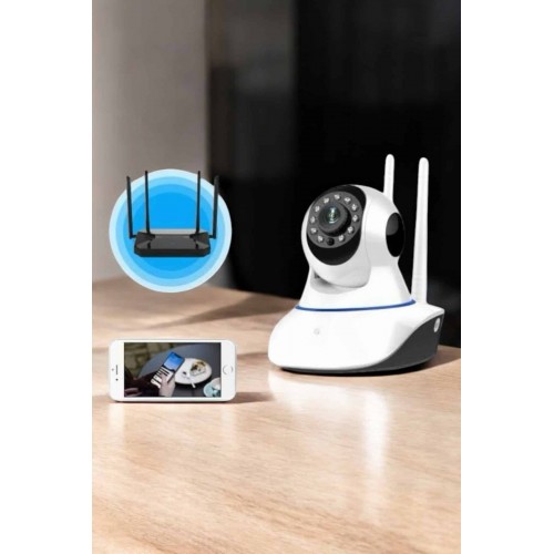 Ev Kamerası Wifi Kamerası Video Kayıt Çift Yönlü Hareket Sensörü Bebek Ev Kamerası Wifi Kamerası Video Kayıt Çift Yönlü Hareket Sensörü Bebek