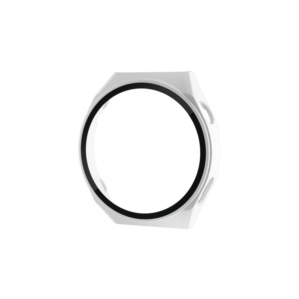 Huawei Watch GT3 Pro 43mm Dota Camlı Kasa Ekran Koruyucu - Uzay Grisi-(5796)