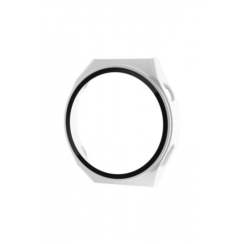 Huawei Watch GT3 Pro 43mm Dota Camlı Kasa Ekran Koruyucu - Uzay Grisi-(5796)