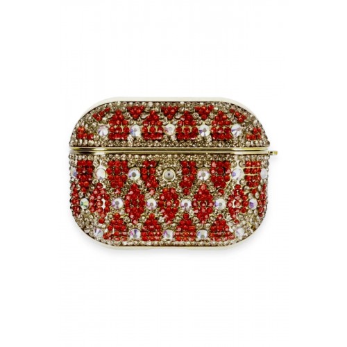 Airpods Pro 2 (2.nesil) Klor Taşlı Kılıf - Desen 1-(5796)