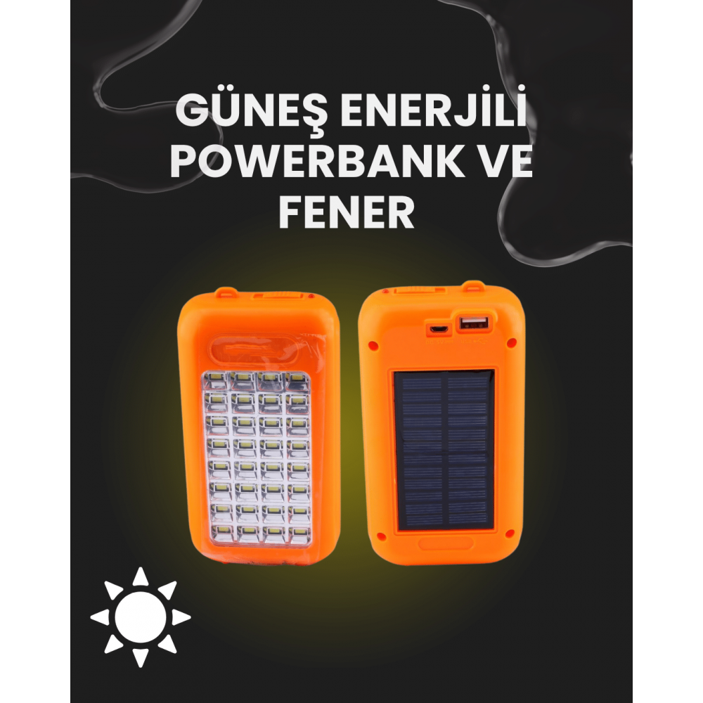 GS-875 GÜNEŞ ENERJİLİ POWERBANK