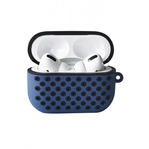Airpods Pro 2 (2.nesil) Spor Delikli Kılıf - Lacivert-Siyah-(5796)