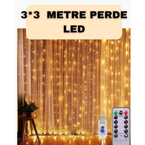 İç ve Dış Mekan Perde LED – Bahçe Balkon ve Veranda İçin