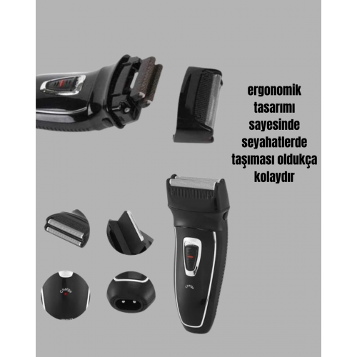 Darbelere Dayanıklı Kablosuz Erkek Tıraş Aleti