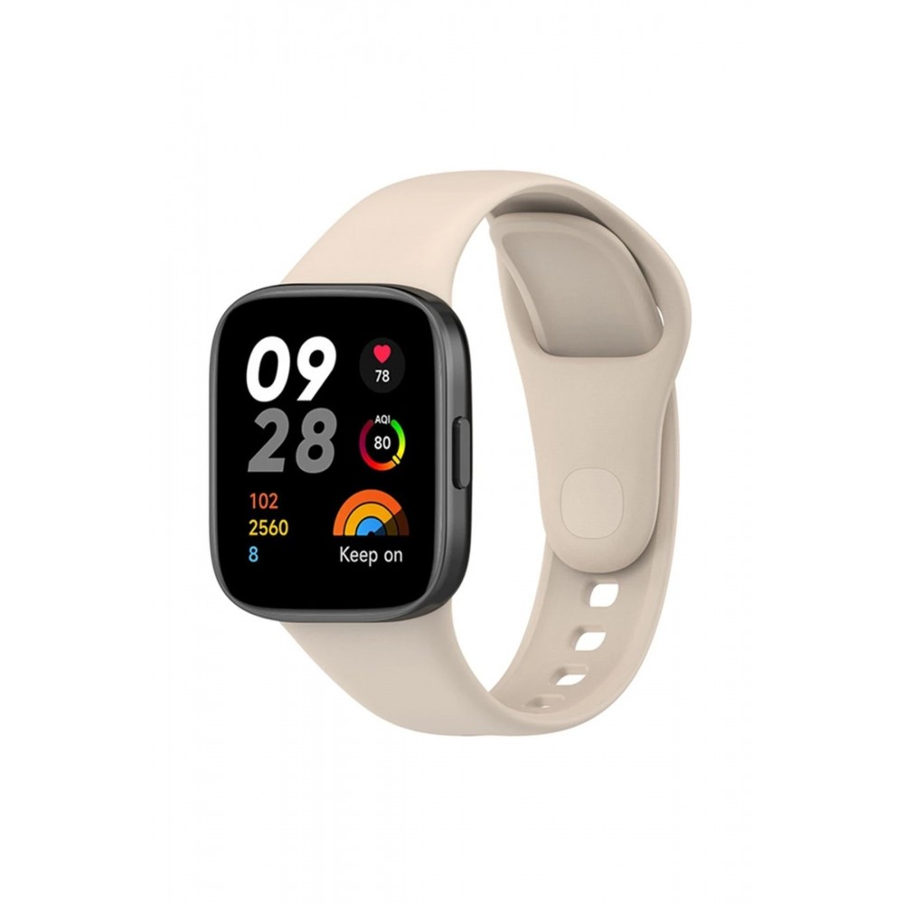 Xiaomi Redmi Watch 3 Klasik Kordon - Bej-(5796)