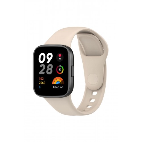 Xiaomi Redmi Watch 3 Klasik Kordon - Bej-(5796)
