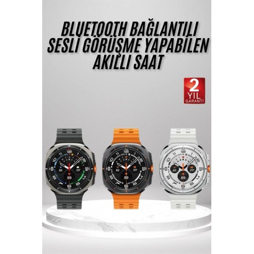 Akıllı Saat Amoled Ekran Bluetooth Bağlantılı Sağlık Takibi GPS Uyumlu