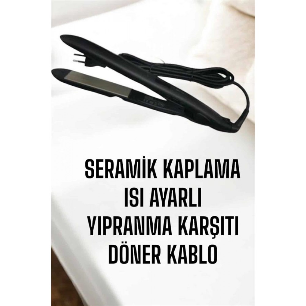 Saç Düzleştirici Yıpranma Karşıtı Keratin Bakımı Seramik Kaplama