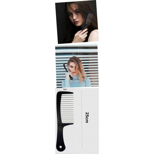 Turk Metal Dişli Masaj Etkili Saç Açma Tarağı