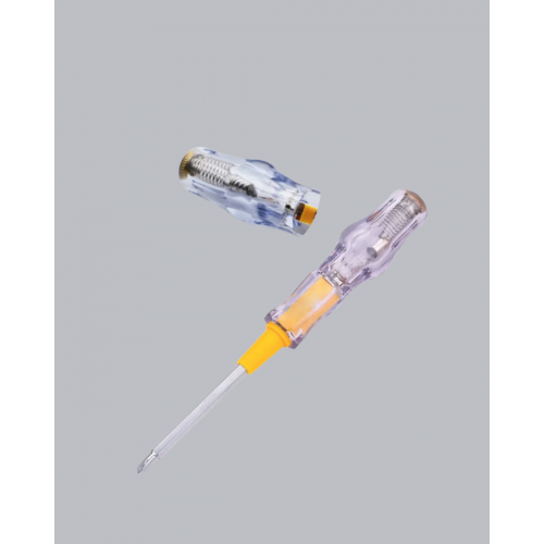 Neon Lambalı Elektrik Kontrol Kalemi Nikel Kaplama 110-220V