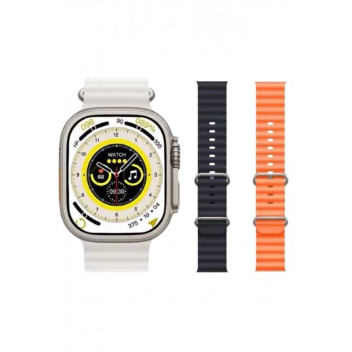 Android ve İOS Uyumlu Uyku ve Sağlık Takibi Yapabilen 3 Kordonlu Akıllı Saat