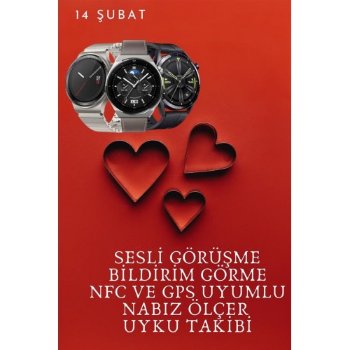 Sevgiliye Özel Yeni Nesil Akıllı Saat Çiftlere Özel Kampanya Çift Saatleri