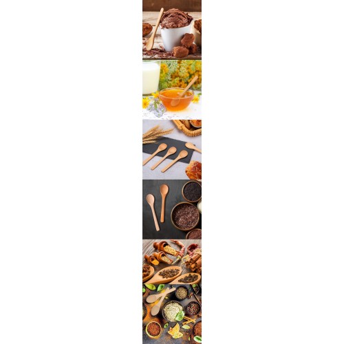 Turk Ahşap Baharat Kaşığı Barnhard Design 6 ADET