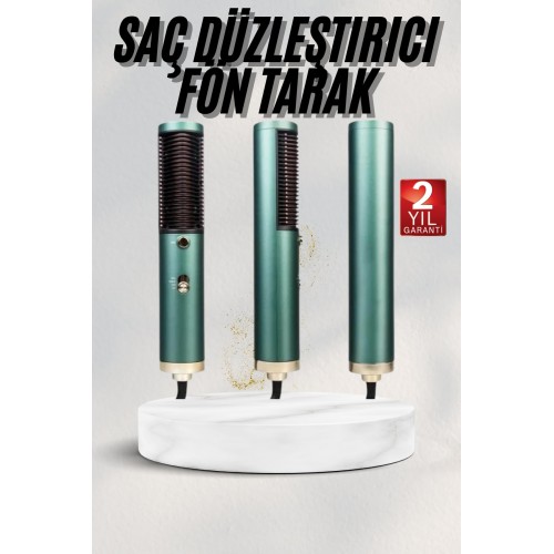 Fön Tarak Saç Düzleştirici Saç Kurutma Makinesi Sıcak Hava Fırçası