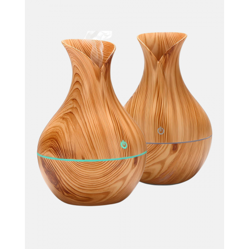 Ahşap Desenli 130 ml Aromaterapi Difüzör Sessiz ve USB Bağlantılı Ahşap Desenli 130 ml Aromaterapi Difüzör Sessiz ve USB Bağlantılı