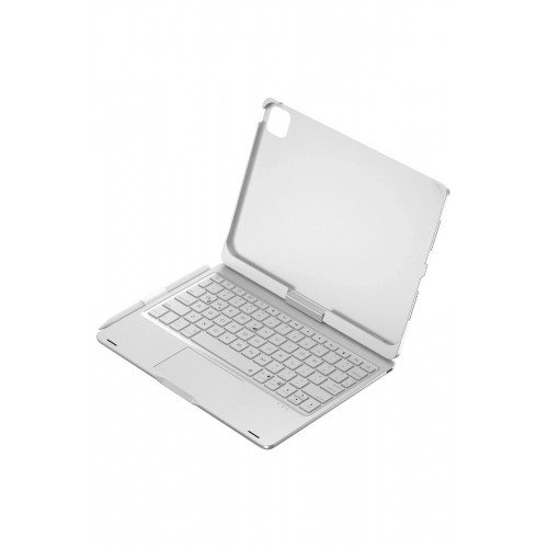 iPad Pro 11 (2024) F11 ATS Kılıf Magic Dönen Klavyeli Tablet Kılıf - Gümüş-(5796) iPad Pro 11 (2024) F11 ATS Kılıf Magic Dönen Klavyeli Tablet Kılıf - Gümüş-(5796)