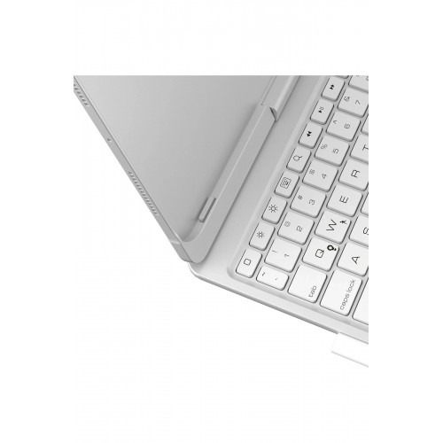 iPad Pro 11 (2024) F11 ATS Kılıf Magic Dönen Klavyeli Tablet Kılıf - Gümüş-(5796) iPad Pro 11 (2024) F11 ATS Kılıf Magic Dönen Klavyeli Tablet Kılıf - Gümüş-(5796)