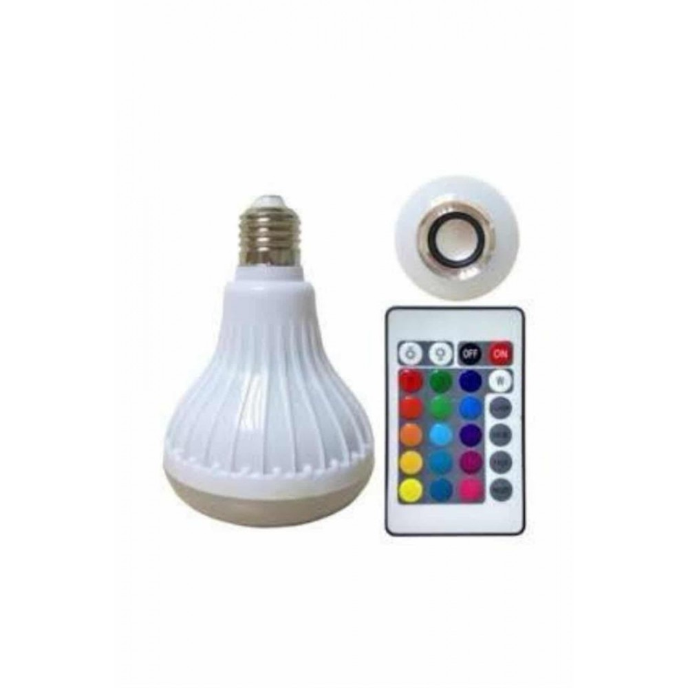 Lamba Hoparlör Ampül Görünümlü Renk Değiştirebilen Android ve İOS Uyumlu