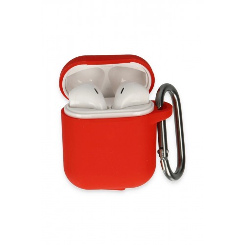 Airpods 2 (2.nesil) Hang Kılıf - Kırmızı-(5796)