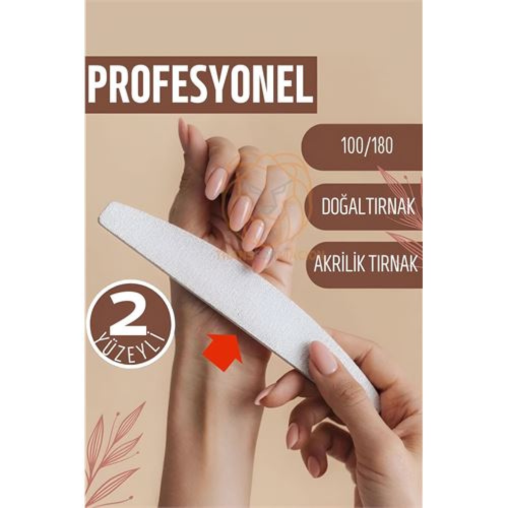 Turk Tırnak Törpüsü 100/180 Grid Profesyonel