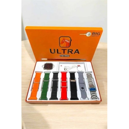 Akıllı Saat 7 Kordonlu MetalPlastik Ve Hasır Kordon Seçeneği